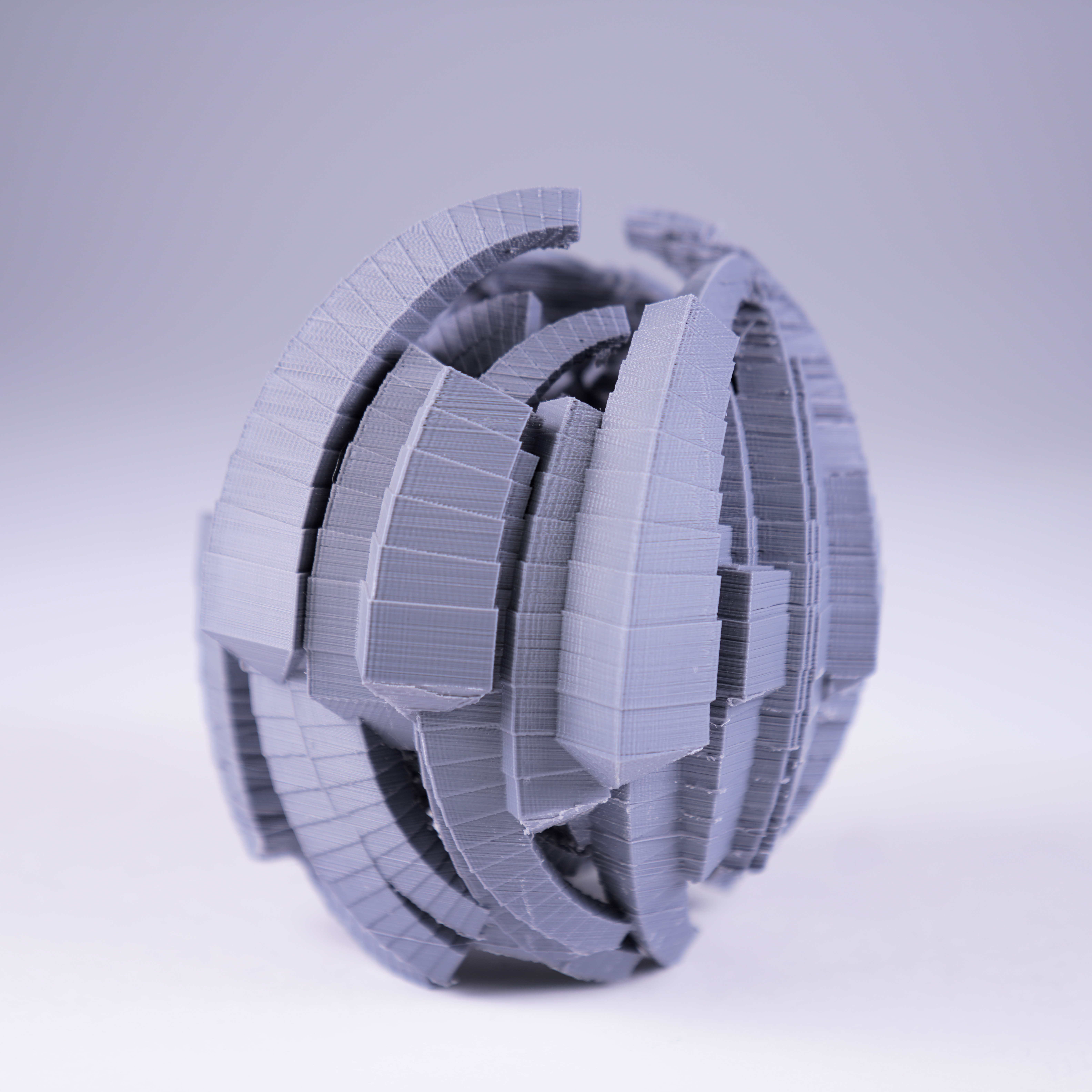 genF3 render: remeshed lattice rotated for plate contact